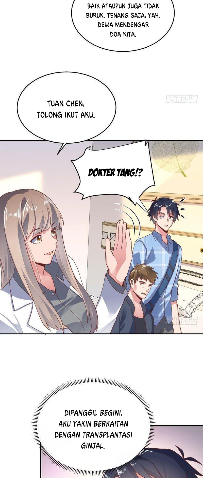 Carrying The Goddess Along Chapter 53 Gambar 8